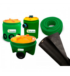 KIT DRENAJE PARA FOSA SEPTICA DE 2500 LT
