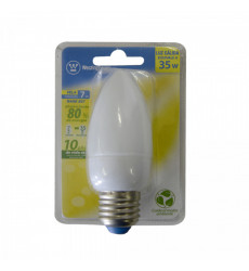 Ampolleta B.c   E27 L.calida Vela   7w