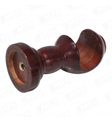 CORTINA SOPORTE SIMPLE MADERA MIEL 19 mm