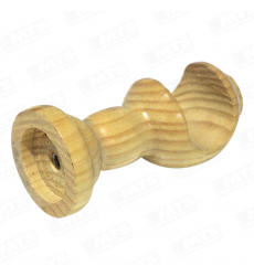 Cortina Soporte Simple Madera Nat  28 Mm