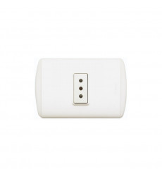 Enchufe Bticino 2p+t 10a 250v Blco