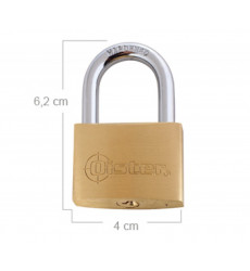 CANDADO OISTER XTRA FIERRO          40mm