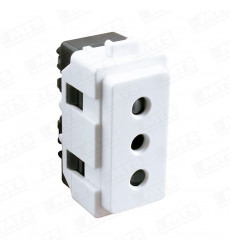 ENCHUFE MODULO GENESIS 10A 2P+T BC. 7808