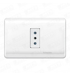 Enchufe Genesis Simple 10a Blanco