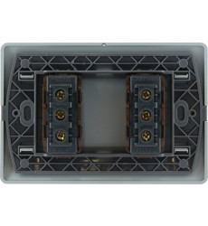 Enchufe Genesis Doble 10a Dorado