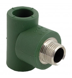 Ppr Tee C/derivacion So-he  20mm X 1/2"