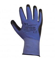 GUANTE MULTIPROTEC FLEX AZUL/NEGR. T/9  