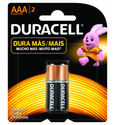 Pilas Duracell Chica Aaa (2 Unid.)