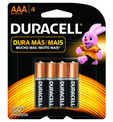 Pilas Duracell Chica Aaa (4 Unid.)