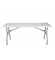 Mesa Plegable Blanca        180x74x74 Cm
