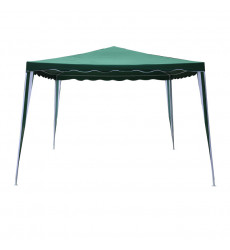 TOLDO VERDE  POLYESTER TUBO ACERO 3X3 mt