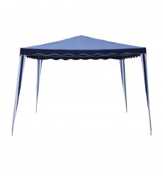 Toldo Azul   Polyester Tubo Acero 3x3 Mt
