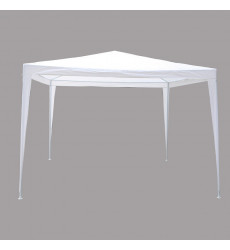 TOLDO BLANCO RAFIA TUBO ACERO     3X3 mt