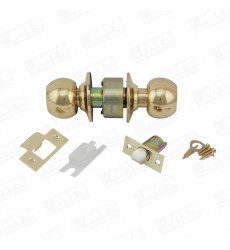 Cerradura Pomo Bano-dorm.yale Bronce