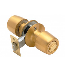 Cerradura Pomo Bano-dorm.poli Urb.bronce