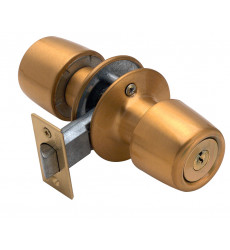 Cerradura Pomo Ofic-dorm.poli Urb.bronce