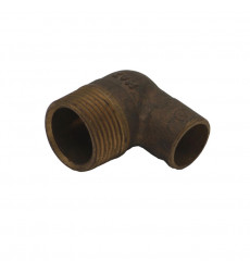 Codo Bronce Soldar He           1/2x3/4"