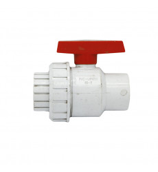 PVC PRESION VALVULA BOLA C/ UN AMER 63mm