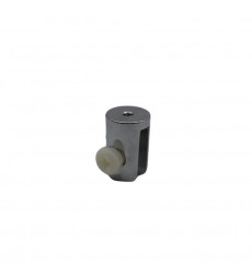 SOPORTE VIDRIO CILINDRICO CROMO    15MM 