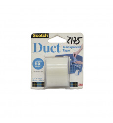 CINTA TELA MULTIUSO 3M TRANSP.1.4X4YD  