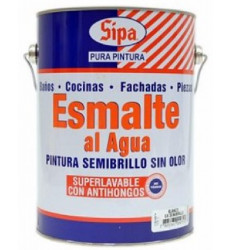 Esmalte Al Agua Sipa Ostra           1gl